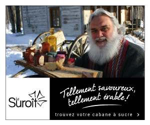 Pub Tourisme Suroit tellement erable pour INFOSuroit