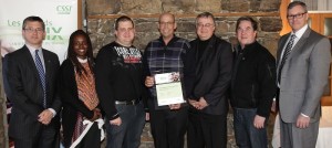 Grand Prix 2015 Sante et Securite du travail Ville de Salaberry-de-Valleyfield Photo courtoisie CSST