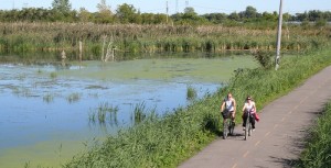 pistes cyclables Parc regional de Beauharnois-Salaberry cyclistes Photo courtoisie MRC