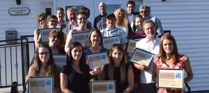 Fonds culturel 2015 de la MRC Beauharnois-Salaberry laureats et membres du conseil
