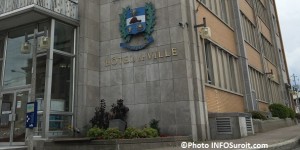 Hotel de ville Valleyfield enseigne Photo INFOSuroit_com