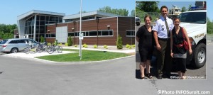 Poste de police de la SQ de la MRC de Beauharnois-Salaberry Inauguration avec elues de Ste-Martine et capitaine Gauthier Photos INFOSuroit_com