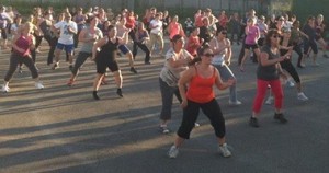 Zumba en plein air - Photo courtoisie Ville de Chateauguay