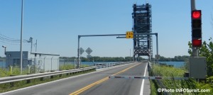 pont levis de Saint-Louis-de-Gonzague Voie maritime Photo INFOSuroit_com