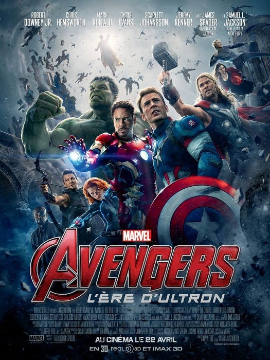 Affiche film Avengers L ere d Ultron Image courtoisie