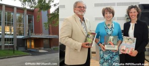 Inauguration nouvelle bibliotheque de Beauharnois naire ministre et architecte Photos INFOSuroit_com