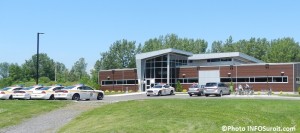 Poste de police SQ MRC Beauharnois-Salaberry et autopatrouilles Photo INFOSuroit_com