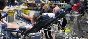 donneurs de sang a Valleyfield collecte Hema-Quebec Photo INFOSuroit_com