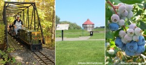 exporail St-Constant train miniature Photo courtoisie TourismeSuroit Fort Coteau-du-Lac et bleuets Photos INFOSuroit