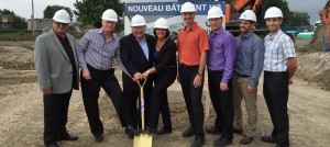 Agrandissement Univar a Valleyfield pelletee de terre officielle Photo courtoisie CLD BhS