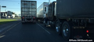 Circulation camions lourds boulevard Mgr Langlois Valleyfield Photo INFOSuroit_com