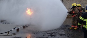 Beauharnois-pompiers-formation-avec-arbre-de-gaz-Photo courtoisie