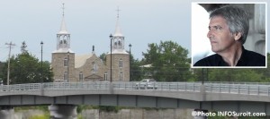 eglise Saint-Joachim et pont Arthur-Laberge Photo INFOSuroit_com et Yves_Duteil Photo courtoisie