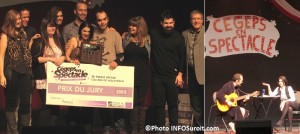 Cegeps en spectacle College Valleyfield Prix du jury gagnants Photos INFOSuroit_com