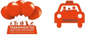 logo projet Transporte-toi dans le Haut-St-Laurent Taxibus Image courtoisie