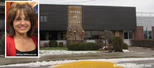 Hotel de ville Sainte-Martine hiver et Eveline_Boulanger Photos INFOSuroit_com