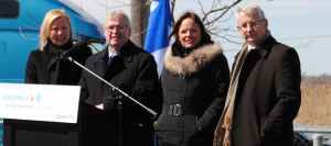 MC_Nichols G_Barrette L_Charlebois et Y_Masse pour nouvel hopital VS Photo courtoisie