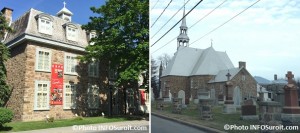 Musee regional de Vaudreuil-Soulanges sur avenue St-Charleset eglise Saint-Michel Photos INFOSuroit