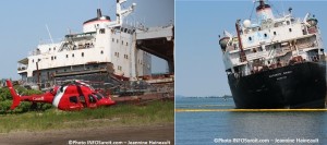 bateau Kathryn Spirit boudin protection helicoptere Transport Canada lac St-Louis Beauharnois Photos INFOSuroit-Jeannine_Haineault