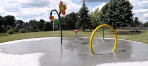 jeux d eau parc ecole St-Etienne-de-Beauharnois Photo courtoisie GM