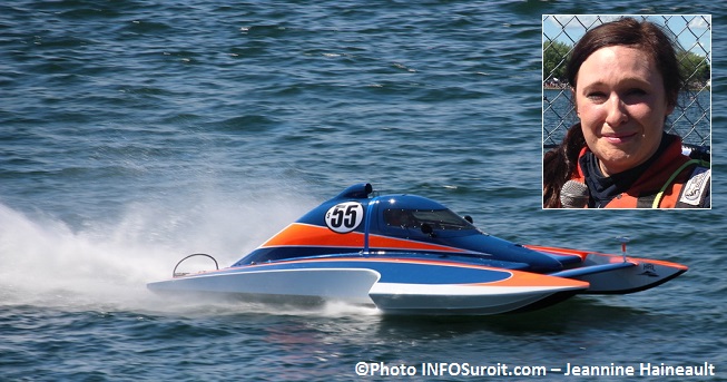 Regates course 2 point 5 litres gagnante Alexis_Weber hydroplane S55 Photos INFOSuroit-Jeannine_Haineault