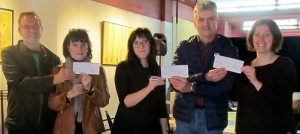 Distribution cheques Recyclerie Beauharnois-Salaberry a 3 organismes Photo courtoisie