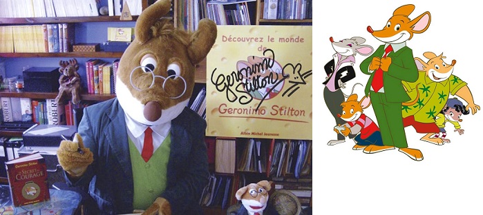 GeronimoStilton souris mascotte Photo courtoisie Albin_Michel et Image courtoisie