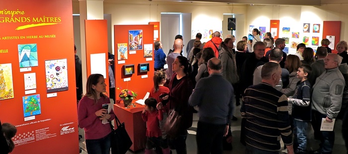 artistes_en_herbe exposition 2017 vernissage au Musee_regional Vaudreuil-Soulanges Photo courtoisie MRVS