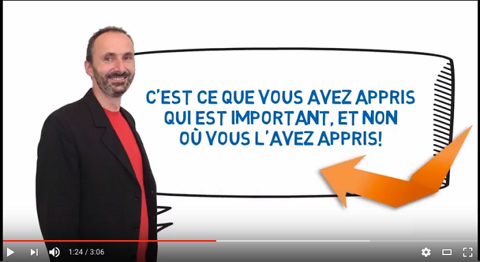 extrait video ceracfp_ca via YouTube reconnaissance acquis et competences