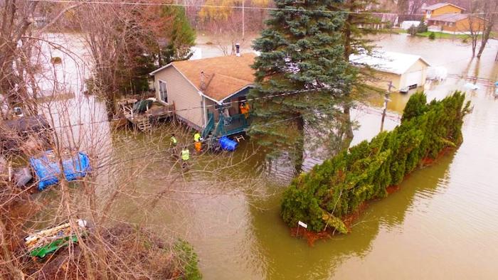 avril 2017 inondation riviere Outaouais Rigaud Photo courtoisie Ville Rigaud