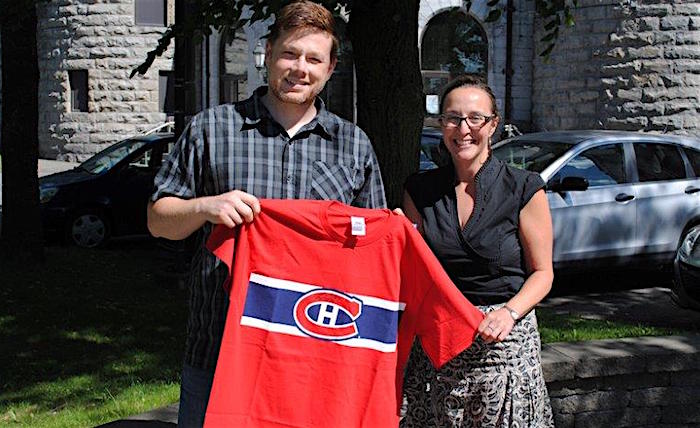 pool hockey fondation College Valleyfield AlexandreLegault gagnant 2016 et MTheoret