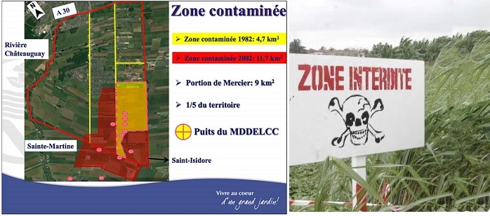 zone contaminee extrait PDF Mise a jour contamination lagunes Mercier avril2017 et photo Zone Interdite