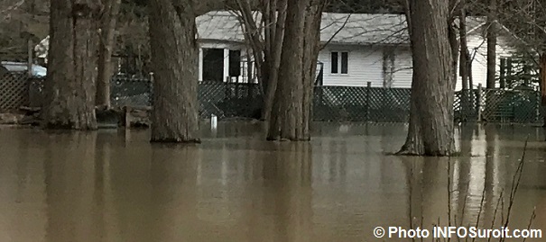 inondation debordement riviere maison Rigaud 2mai2017 Photo INFOSuroit