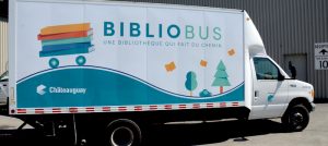 Camion Bibliobus Chateauguay livres lecture Photo Ville Chateauguay
