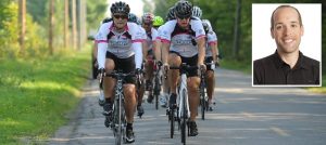 JimmySevigny et cyclistes DefiVelo Fondation Hopital Suroit Photos courtoisie