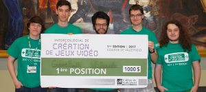 intercollegial jeux video 2017 a Valleyfield gagnants equipe cepeg St-Hyacinthe Photo ColVal