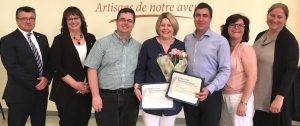 remise distinction comite de parents 2017 Photo courtoisie CSVT