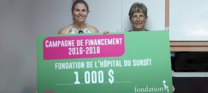 don du CentreduPartage a FondationHopitalSuroit juillet 2017 Photo courtoisie