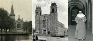 eglise rue Dufferin eglise ND_Bellerive et une des Soeurs Clarisses a Valleyfield Copyright Photos collection MUSO