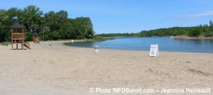 fermeture plage interdite parc regional des iles St-Timothee Photo INFOSuroit-Jeannine_Haineault