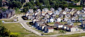 maisons a Chateauguay projet domiciliaire photo aerienne courtoisie Ville Chateauguay - copie