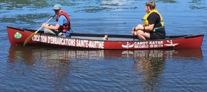 scabric Location canots et kayas a Ste-Martine Roch et Rebecca Photo courtoisie