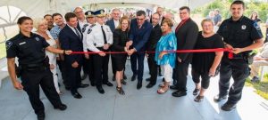 inauguration officielle poste de police de Mercier 13 aout 2017 Photo courtoisie