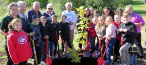 Inauguration plantation arbres Parc du Ruisseau sept2017 Photo courtoisie SdV