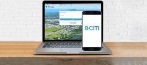 application b-citi web ordinateur telephone cellulaire Visuel courtoisie VC