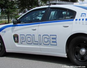 police Chateauguay autopatrouille gyrophare Photo INFOSuroit