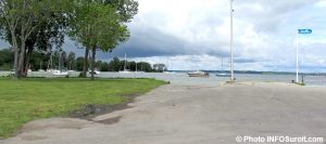 bateaux ancres derrier marina Beauharnois Photo INFOSuroit