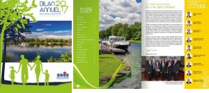 Bilan des realisations 2017 de la Ville de Valleyfield depliant recto et pages 2 et 3