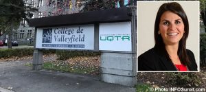 College Valleyfield et UQTR enseigne Photo INFOSuroit et KFavreauOBrien