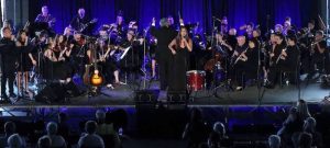 Grand_Orchestre de Chateauguay avec Sophie_Pelletier juillet2017 Photo courtoisie GOC